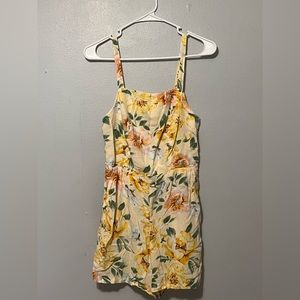 Yellow floral romper, Brand: Old Navy, Size: XS